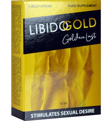 Morningstar Libido Gold Golden Lust - Lustopwekker Voor Man En Vrouw - 5 (5stuks) 5stuks