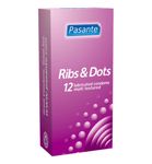 Pasante Pasante Ribs & Dots condooms 12 stuks (12stuks) 12stuks thumb