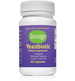 Organic Organic YeastBiotic - Probiotica Capsules - Smidge (60ca)