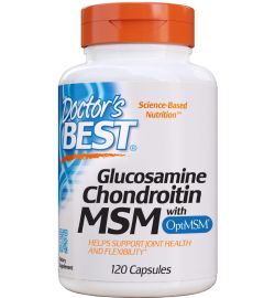 Doctors Best Doctors Best Glucosamine / Chondroïtine / MSM - OptiMSM® (120ca)
