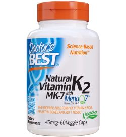 Doctors Best Doctors Best Vitamine K2 - MenaQ7® (60ca)