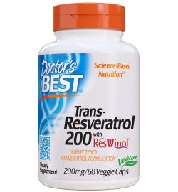 Doctors Best Doctors Best Trans-Resveratrol 200 mg (60ca)