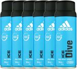 Adidas Ice Dive Bodyspray Man Voordeelverpakking 6x150ml thumb
