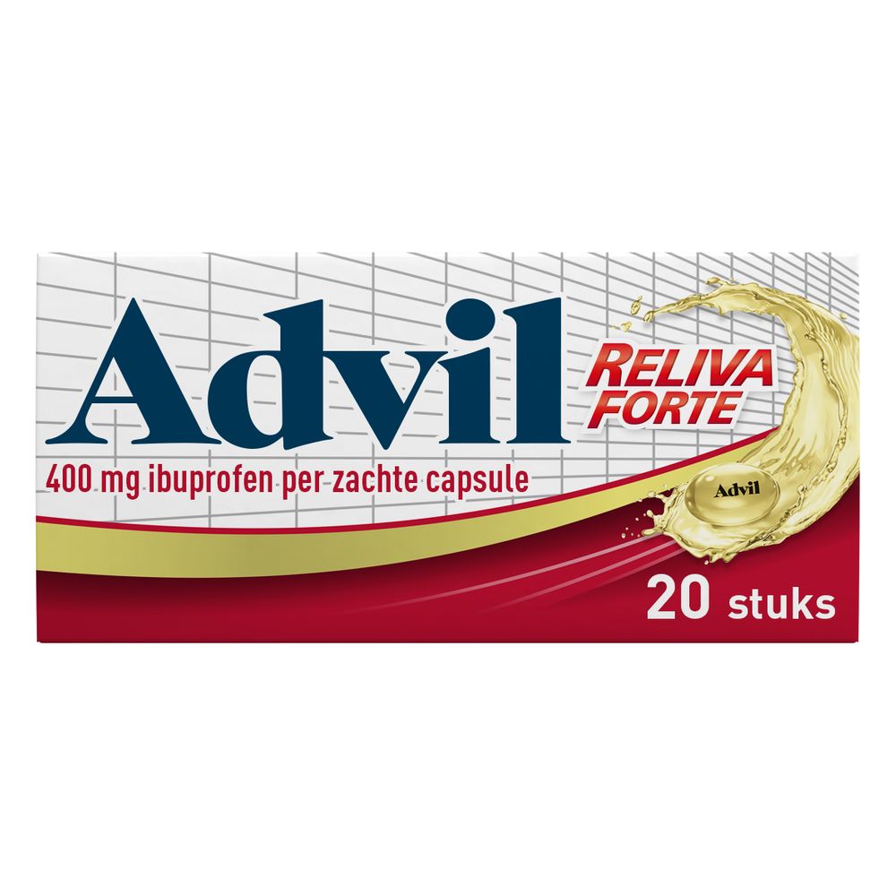 Advil Reliva Forte Liquid Caps 400 mg