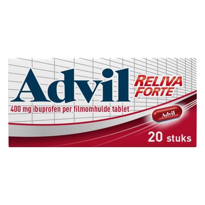 Advil Reliva Forte Oval Tabs 400 mg 20tabs