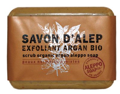 Aleppo Soap Co  Zeep Exfoliant Argan Bi 100 Gram