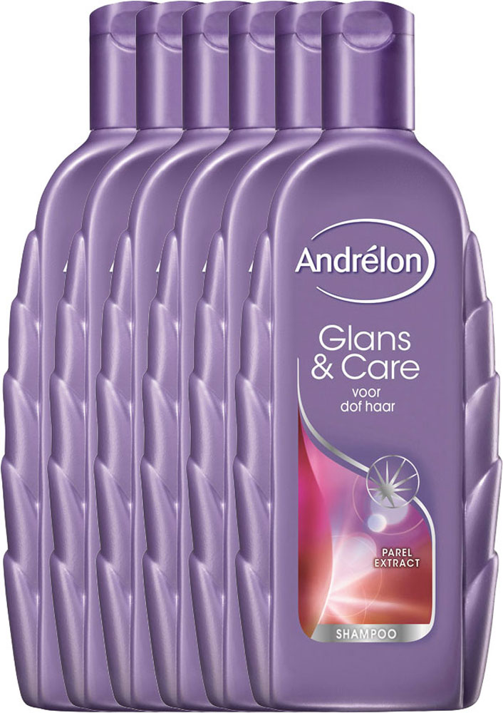 Andrelon Shampoo Glans And Care Voordeelverpakking 6x300ml