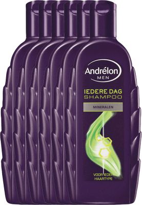Andrelon Shampoo For Men Iedere Dag Voordeelverpakking 6x300ml
