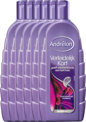 Andrelon Shampoo Verleidelijk Kort Voordeelverpakking 6x300ml