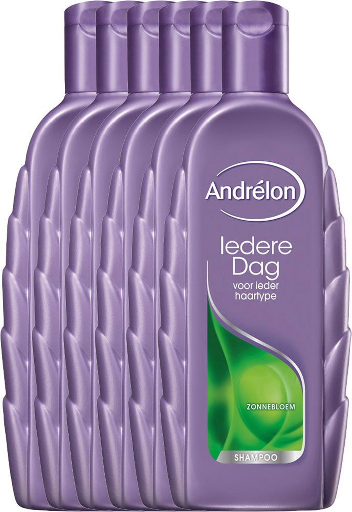 Andrelon Shampoo For Men Hair And Body Voordeelverpakking 6x300ml