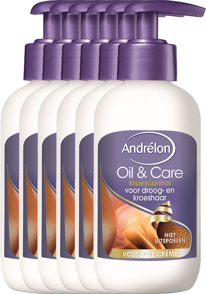 Andrelon Haarcreme Oil And Care Voordeelverpakking 6x200ml