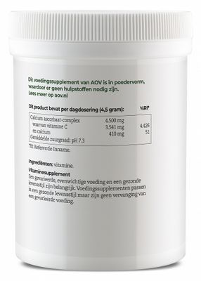 Aov 331 Vitamine C Calcium Ascorbinezuur 250gram