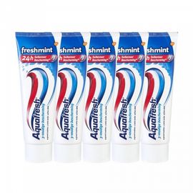 Aquafresh Aquafresh Tandpasta Plus Freshmint 5-pack Voordeelverpakking Aquafresh Tandpasta Freshmint