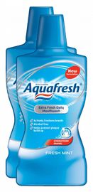 Aquafresh Aquafresh Mondwater Fresh Mint Voordeelverpakking Aquafresh Mondwater Fresh Mint