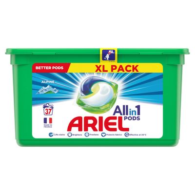 Ariel All-in-1 Pods Alpine 37 Wasbeurten 37Pods