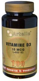 Artelle Artelle Vitamine D3 15 Mcg Capsules