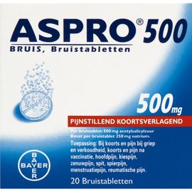 Aspro Aspro Bruistabletten 500mg