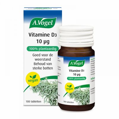 A.Vogel Vitamine D3 10µg Tabletten 100stuks