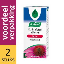 A.Vogel A.Vogel Echinaforce Forte Vitamine Weestandstabletten + 2e Halve Prijs A.Vogel Echinaforce Forte Tabletten