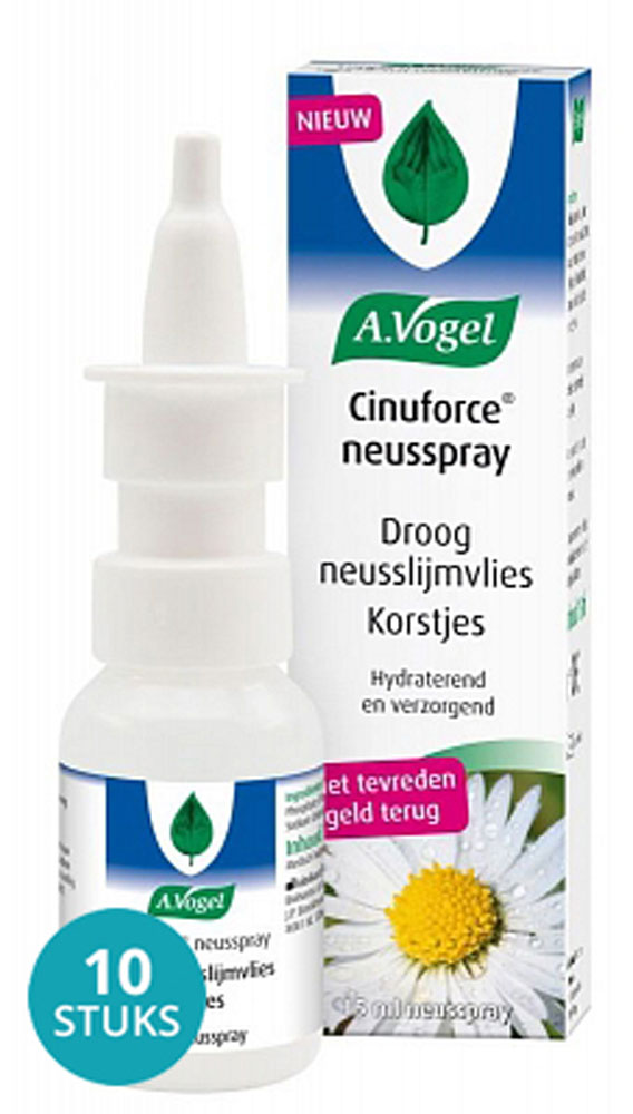 A.Vogel Cinuforce Neusspray Droog Neusslijmvlies Korstjes Voordeelverpakking A.Vogel Cinuforce Neusspray Droog Neusslijmvlies Korstjes Voordeelverpakking