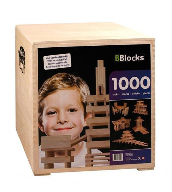 Bouwplankjes Bblocks In Kist 1000 Stuks