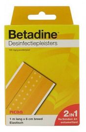 Betadine Betadine Desinfecterende Pleisters 1mx6cm