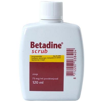 Betadine scrub