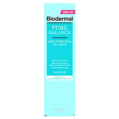 Biodermal Dagcreme Gel Pure Balance Skin Purfying 50ml