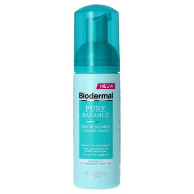 Biodermal Mousse Cleansing Pure Balance Skin Renewing 150ml