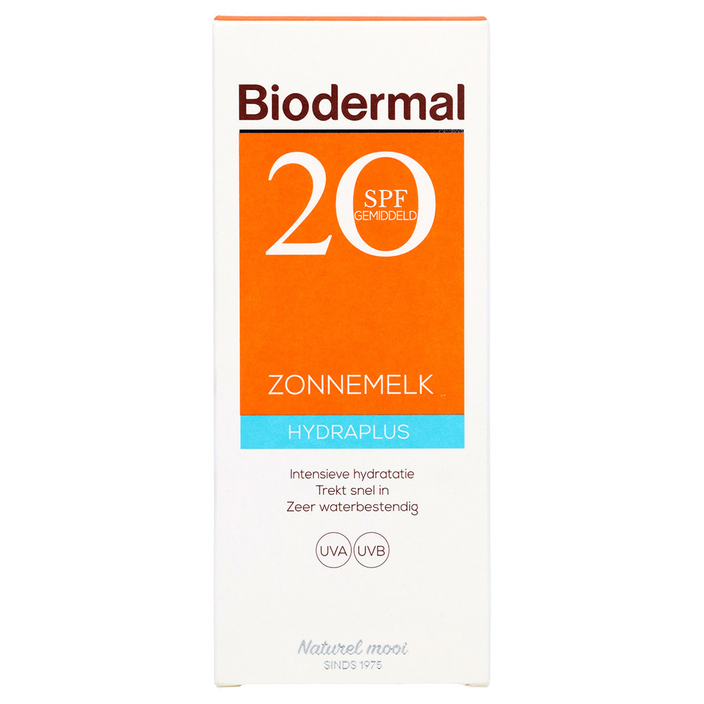 Biodermal Zonnemelk Hydraplus Factorspf20 Biodermal Zonnemelk Hydraplus Factorspf20