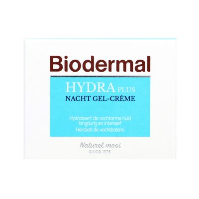 Biodermal Hydra Plus Nacht Gel Crème 50ml