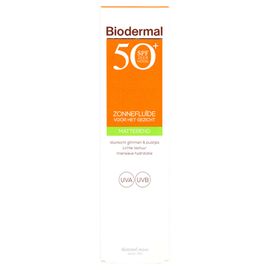 Biodermal Biodermal Zonnefluide Gezicht Matterend Factor(spf)50+