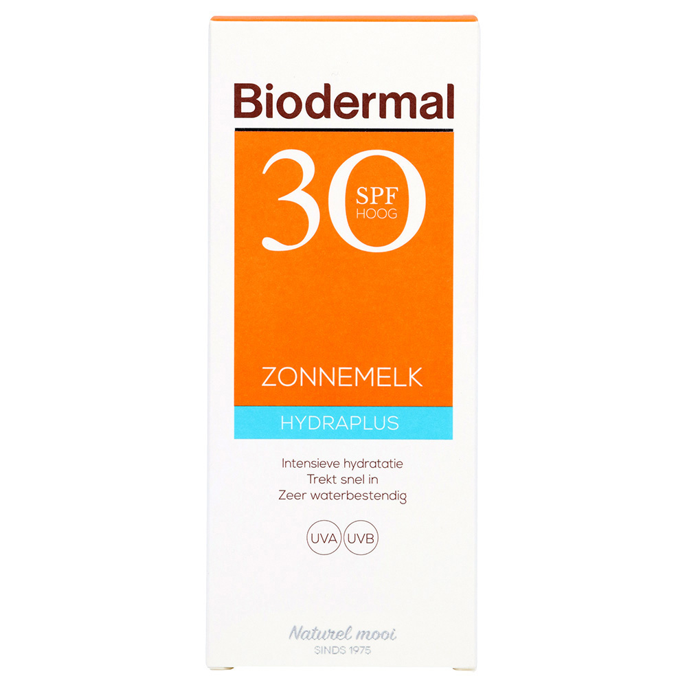 Biodermal Zonnemelk Hydraplus Factorspf30 Biodermal Zonnemelk Hydraplus Factorspf30