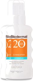 Biodermal Biodermal Zonnespray Hydraplus Factor(spf)20 Voordeelverpakking Biodermal Zonnespray Hydraplus Factor(spf)20