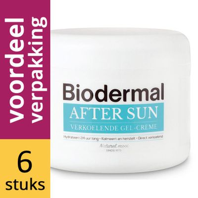 Biodermal After Sun Gel-creme Droge Huid Voordeelverpakking 6x200ml