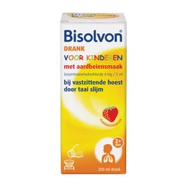 Bisolvon Bisolvon drank kind aardbeien 4mg/5ml