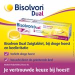 Bisolvon Dual Droge Hoest + Keelirritatie Tabletten 18tabl thumb