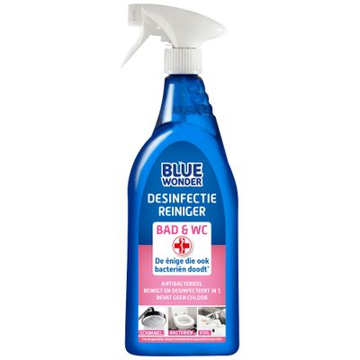 Blue Wonder Desinfectie Reiniger Spray Badkamer & Wc 750ml