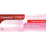 Canesten Gyno 1, Creme Voor Vaginaal Gebruik 100 mg/g 5gram thumb