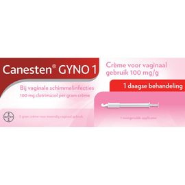 Canesten Canesten Gyno 1, Creme Voor Vaginaal Gebruik 100 mg/g