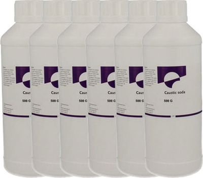 Chempropack Caustic Soda Parels Voordeelverpakking 6x500gr