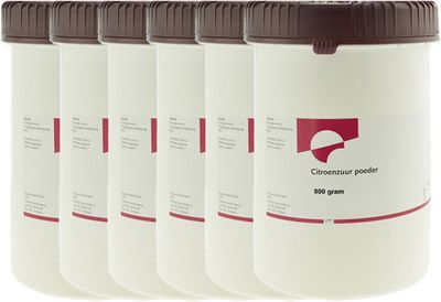 Chempropack Citroenzuur Poeder Voordeelverpakking 6x800gra