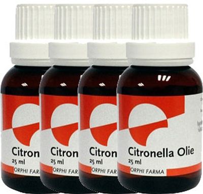 Chempropack Citronella Olie Voordeelverpakking 4x25ml