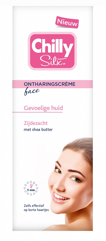 50ml Chilly Silx Ontharingscreme Face Gevoelige Huid