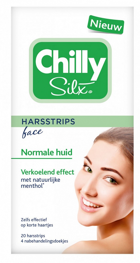 20stuks Chilly Silx Harsstrips Face Normale Huid