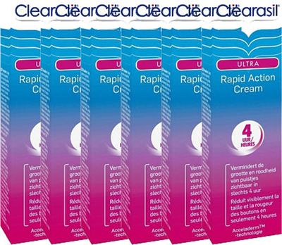 Clearasil Rapid Action Cream Voordeelverpakking 6x15ml