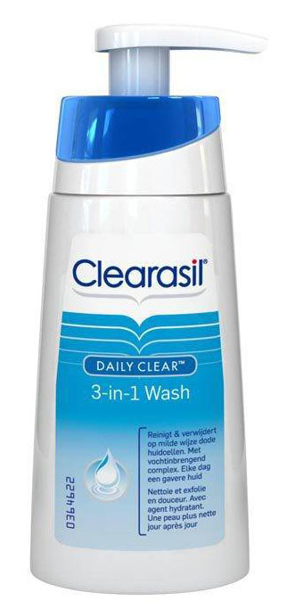 Clearasil Daily Clear Hydra-Blast 3-in-1 Wash 150ml