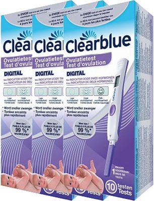 Clearblue Digitale Ovulatietest Advanced Voordeelverpakking 3x10st