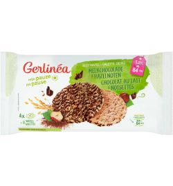 Gerlinéa Gerlinéa Rijstwafel melkchocolade en hazelnoten (142g)
