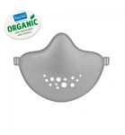 Koziol Duurzaam herbruikbaar gezichtsmasker Organic Soft Grey (1ST) 1ST thumb